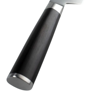 Couteau à pain de 8,25 pouces à lame dentelée en acier inoxydable, manche noir, couteau de cuisine pour trancher le pain, les gâteaux et les pâtisseries - Product Image 5