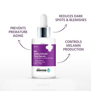 The Derma Co - Suero Facial con 2% de Alfa Arbutina - 30 ml |   Trata las manchas oscuras |   Unifica el tono de la piel - Product Image 2