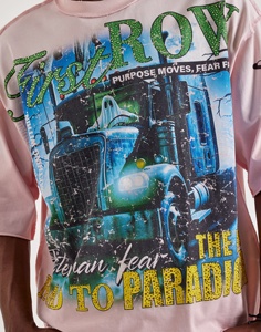 ขายส่งเสื้อยืดผู้ชายแบบใหม่ เนื้อผ้านุ่ม ทรงโอเวอร์ไซส์ รับสกรีนโลโก้ส่วนตัว เสื้อยืดพิมพ์ลายสำหรับผู้ชาย - Product Image 4