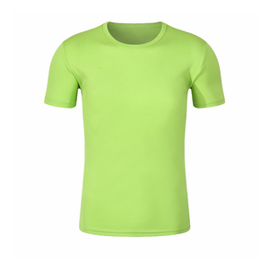 Wholesale Custom Print 100% Polyester <b>White</b> Black Blank <b>Plain</b> T <b>Shirt</b> Short Sleeve Men's T <b>Shirt</b> for Casual Style OEM Design - Product Image 4