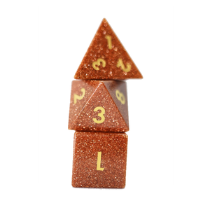 Dés en pierre de haute qualité, cristal de pierre rouge naturelle, pierres précieuses de guérison Reiki, ensemble de dés gravés sur mesure, Vikings - Product Image 4