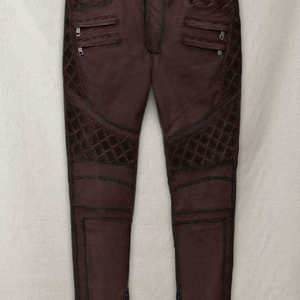 Unique Design Cheap Price <b>Men</b> <b>Leather</b> <b>Pant</b> Mid Waist Waterproof Eco-Friendly Customized Design High Quality Adults Size - Product Image 5