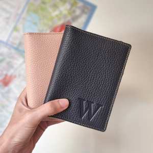 Cartera de Viaje de Cuero Genuino de Primera Calidad, Corta, para Uso Diario, con Bloqueo RFID, para Pasaporte, con Logotipo Personalizado de Fábrica PTH-0101 - Product Image 2