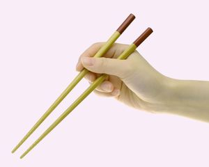 <b>Chinese</b> Classic Eco-Friendly Rosewood Round Copper Head <b>Chopsticks</b> with Asian Zen Design for Hot Pot Family Dinners - Product Image 6