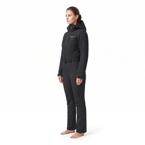Traje de esquí de nieve de una pieza para mujer, impermeable, a prueba de viento, transpirable, con capucha, mono de nailon - Product Image 4