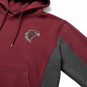 Maßgefertigter Athletischer Fleece-Pullover Hoodie mit Besticktem Team-Branding Schnelltrocknend Atmungsaktiv Unisex für Fußball/Basketball - Product Image 4