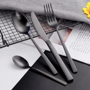 Juego de Cubiertos de Acero Inoxidable Sostenible de Alta Resistencia |   Colección de Cuchillos, Tenedores y Cucharas para Uso Doméstico, Fiestas y Comercial - Product Image 2