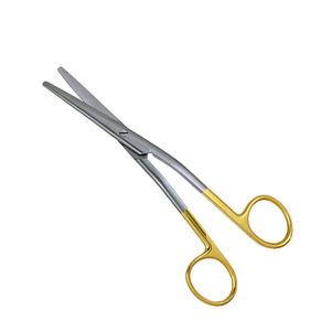 Tijeras Quirúrgicas Manuales de Acero Alemán con Insertos de Carburo de Tungsteno de 16 cm, Dorso Dorado, para Cirugía Plástica, Fabricadas a Medida por Dentavex - Product Image 5