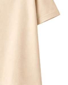 Camiseta Personalizada Beige para Mujer con Estampado Floral, Cuello Redondo, Algodón Suave, Manga Corta, Informal, Ligera, Cómoda y a la Moda - Product Image 6