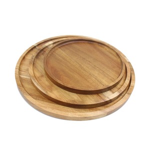 Bandeja de servir de madera de primera calidad, hecha a mano, estilo rústico, para servir comida en el hogar, cocina, restaurante y comedor, en venta. - Product Image 2