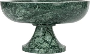 Moderna Frutera Multifuncional de Mármol Verde Natural para Mesa de Comedor, Ideal para Ramadán y Diwali - Product Image 4