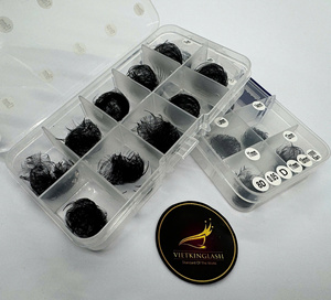 ขนตาปลอมสำเร็จรูป พรีเมียม 3D-20D PBT ใยสังเคราะห์ ความยาวผสมแบบธรรมชาติ ยาวพิเศษ CC/DD/L/M Curl Mix รับทำโลโก้ตามสั่ง - Product Image 3