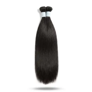 Extensiones de Cabello Humano Natural Negro Largo, Base de Seda Transparente HD, Cabello Virgen 100% Sin Procesar, Tamaño Personalizable - Product Image 3