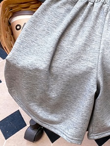 กางเกงขาสั้น เอวยางยืด มีเชือกผูก ใส่สบาย เหมาะสำหรับออกกำลังกาย ใส่เล่นกีฬา ใส่ลำลอง มีกระเป๋า ใส่สบาย ความยาวปานกลาง สำหรับผู้ชาย ใส่ได้ทุกวัน ผ้าฟลีซ - Product Image 4