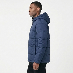 Chaqueta Acolchada con Capucha para Hombre, Abrigo de Invierno Ligero y Cálido para Uso Casual al Aire Libre - Product Image 6