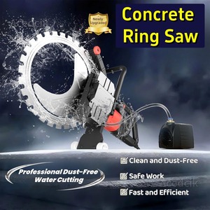 Scie à anneau pour béton de 16 pouces, scie à béton électrique 220V/8900W haute puissance, machine de découpe murale humide avec suppression de la poussière par alimentation en eau - Product Image 4