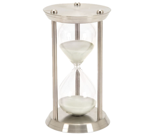 Hot Selling Chrome Finished <b>Sand</b> <b>Timer</b> Made of Metal & Glass Eye Catching Modern <b>Sand</b> <b>Timer</b> With Stand Home Decor Hot Arrival - Product Image 4