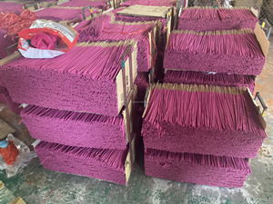 Bâtons d'encens roses de 12 pouces fabriqués au Vietnam – Encens brut de haute qualité pour la fragrance et l'usage religieux - Product Image 5