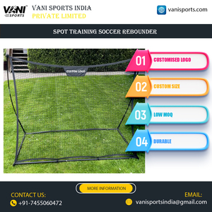 <b>Portable</b> Pop up Soccer Rebounder Trainer Spot Target Net 1.5x1M Foldable Waterproof Metal Durable Football Training Net - Product Image 2