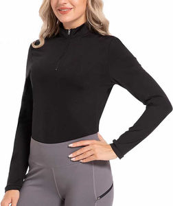 Camiseta Deportiva Ecuestre de Secado Rápido y Personalizable para Mujer, para Entrenamiento y Práctica de Equitación, Camiseta Ecuestre Económica - Product Image 1