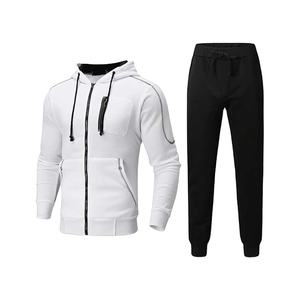 Conjunto de dos piezas cortavientos personalizado OEM, chaqueta con cremallera, chándal de nailon con cremallera, chándal cortavientos para hombre 2026 HI - Product Image 4