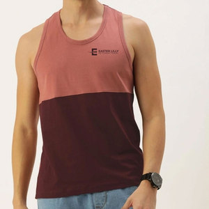 Camiseta sin Mangas Personalizada para Hombre, Cómoda, de Algodón, para Gimnasio, Fitness, Deportes, Running, con Servicio de Etiqueta Privada - Product Image 1