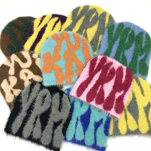 New Pakistan Manufacturer Unique Design <b>Men</b> & Women Mohair <b>Beanie</b> <b>Hats</b> Cotton Material Fleece Fabric <b>Beanie</b> Winter - Product Image 6