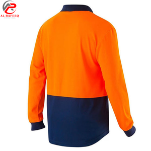 Camiseta Polo con Logotipo Personalizado, Alta Visibilidad, Transpirable, Camisetas Polo de Seguridad para Hombre, Ropa de Seguridad Reflectante, Corte Ajustado - Product Image 2