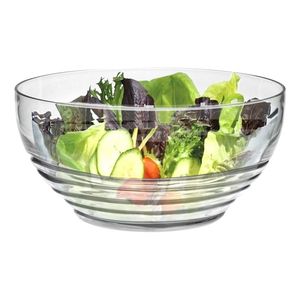Ciotole in acrilico a ricciolo infrangibili grandi ciotole di plastica senza BPA per zuppa insalata cereali e snack usa e getta - Product Image 2