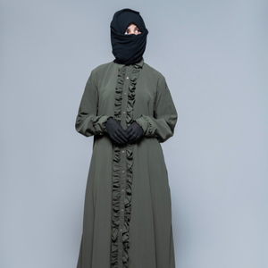 Abaya musulmane pour femmes, de haute qualité, en polyester, modeste, longue robe islamique, respirante, légère, confortable, fabrication - Product Image 1
