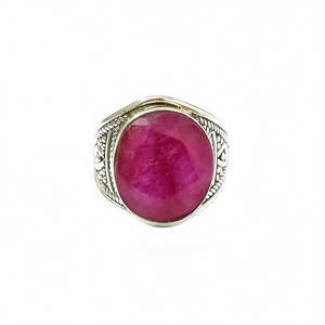 Anillo de Moissanita Rubí de 5.2 Gramos, Elegante y Duradero, Categoría de Producto - Product Image 2