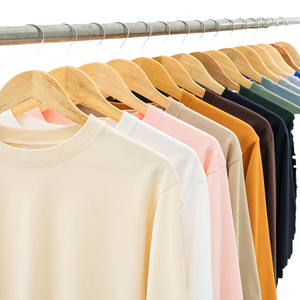 เสื้อยืดคอกลมแขนสั้นสีพื้นสำหรับผู้ชาย ผ้าฝ้ายถัก 100% ทรงปกติ สไตล์ลำลอง - Product Image 4