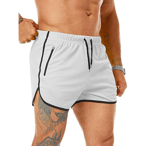 Pantalones Cortos Deportivos para Hombre, Material Limpio que Absorbe el Olor y el Sudor, Costuras Planas, Sin Dolor, Bolsillo Trasero con Cremallera - Product Image 1