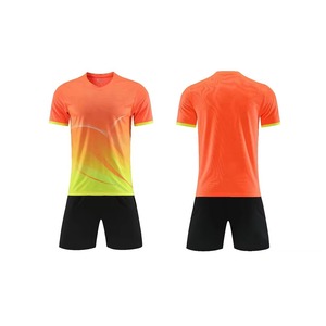 Men's V-Neck Short Sleeve <b>Soccer</b> Jersey Set Gradient Color Moisture Wicking Polyester Athletic Fit All Seasons Apparel - Product Image 6