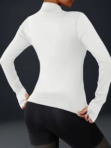 Womens Signature Yoga <b>Jacket</b> Premium Gym <b>Workout</b> Running Fitness Activewear Custom Logo OEM ODM Private Label Manufacturer - Product Image 2