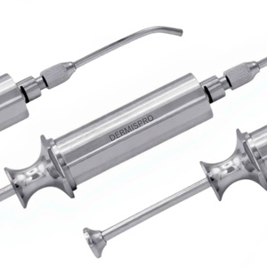 Seringue d'irrigation dentaire manuelle 8,5 pouces 10cc en acier inoxydable avec embout courbé de 3 mm, réutilisable, autoclavable, non magnétique, chirurgicale CE - Product Image 4