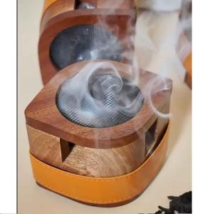 Plateau à encens en bois fait à la main, brûleur d'autel bouddhiste, porte-encens antique, porte-encens en forme de rouleau, couleur personnalisée, utilisation intérieure/extérieure - Product Image 6