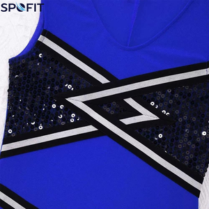 Uniformes de cheerleading les plus vendus, séchage rapide, 100% polyester, impression par sublimation, uniformes de cheerleading personnalisés - Product Image 3