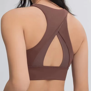 Custom Front Breathable Seamless Gradient <b>Tight</b> Yoga Pants Bra High Waist Hip Lifting Quick Dry Yoga Set Outdoor Gym Sports - Product Image 4