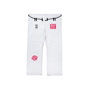 Kimono de Jiu-Jitsu blanc Shoyoroll, Gi ajusté avec logo imprimé, uniforme d'arts martiaux Albinos Prettos - Product Image 2