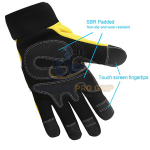 Guantes Mecánicos Resistentes Aptos para Servicio en Taller y Trabajos de Mantenimiento, Guantes Profesionales para Mecánicos - Product Image 4