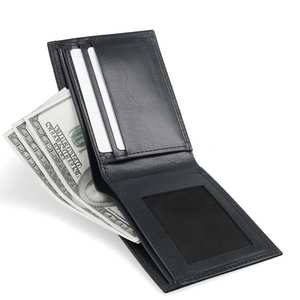 Portefeuille en cuir de qualité supérieure, design tendance, populaire, avec logo personnalisé imprimé, idéal pour les marques. - Product Image 2