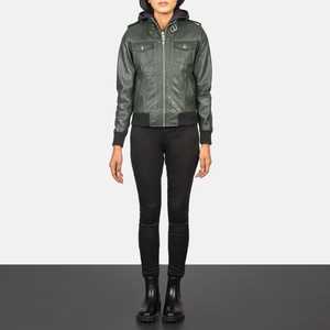 Wholesale Custom Fashion Motorbike Leather <b>Jacket</b> Casual Slim Fit PU Zipper Windproof Waterproof Faux Fur Lining Women Tweed - Product Image 1