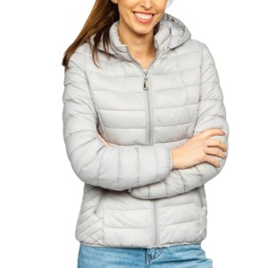Custom Factory Oversize Outdoor Unisex Knitted Breathable Puffer Jacket Women <b>Waterproof</b> Windproof Hooded Winter Wholesale - Product Image 6