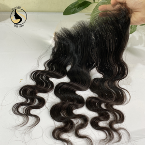 Venta al por mayor de alta calidad cutícula alineada cruda vietnamita humano 13x4/13x6 doble dibujado HD encaje Frontal virgen ondas rizos peluca proveedor - Product Image 2