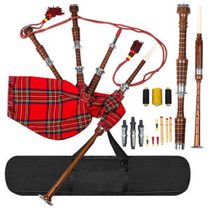 Baguettes à dixets Highland en bois de rose, design couleurs unies personnalisées par Scottish Kilts / Meilleures ventes 2026, haute qualité, prix compétitif - Product Image 2