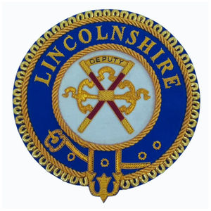 Badge de manteau maçonnique Durham KT Guard, personnalisé, brodé en tissu 3D, en feutre, à coudre, avec fixation magnétique, couleurs personnalisables - Product Image 1