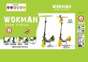 สกู๊ตเตอร์เด็กพับได้น้ำหนักเบา Wokman Pro ผลิตในอินเดีย พร้อมฟังก์ชั่นดนตรี สำหรับเล่นกลางแจ้งและออกกำลังกาย - Product Image 4