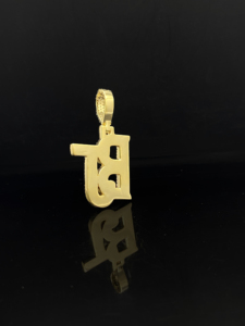 The Ice Legacy Men's Hip Hop Dollar Sign Iced Charm Pendant with Gold & Rose Gold Plating Diamond Accents-Gift for Parties - Product Image 3