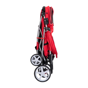 Cochecito Premium para mascotas de cuatro ruedas con correas de seguridad, Cabina espaciosa de tela impermeable y ruedas lisas, 2017 - Product Image 2